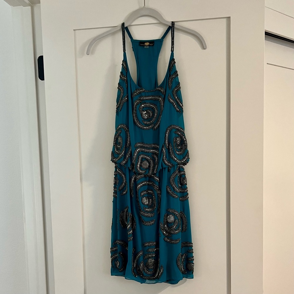 Lotus Threads - Beaded Mini Dress